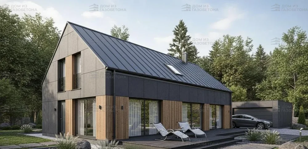 Проект Двухэтажный дом 9 на 21, 183 м2