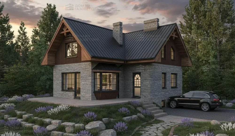 Проект Двухэтажный дом 9 на 10, 105 м2