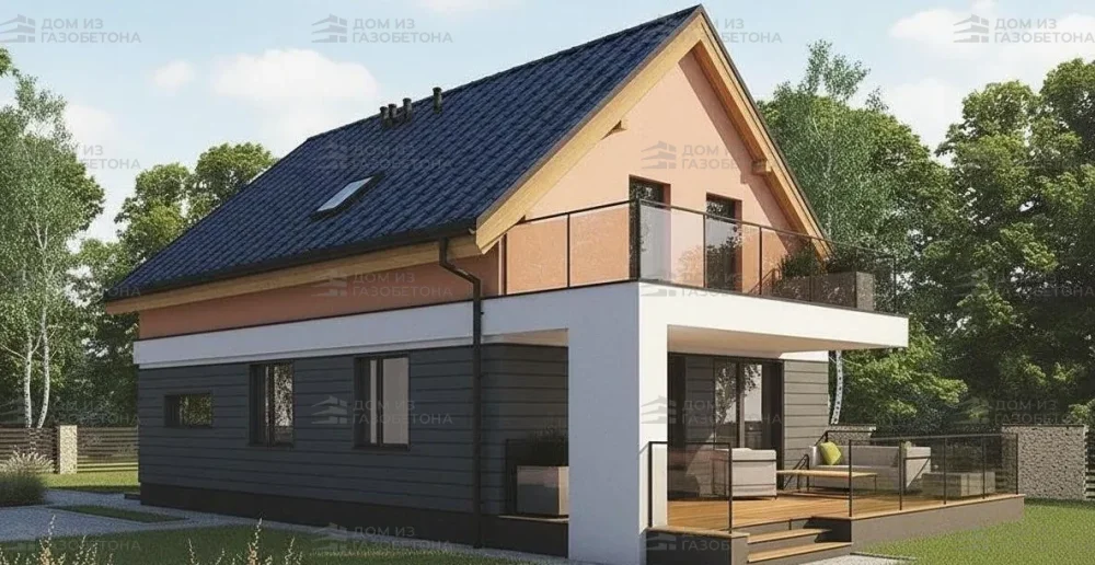 Проект Двухэтажный дом 9 на 11, 179 м2