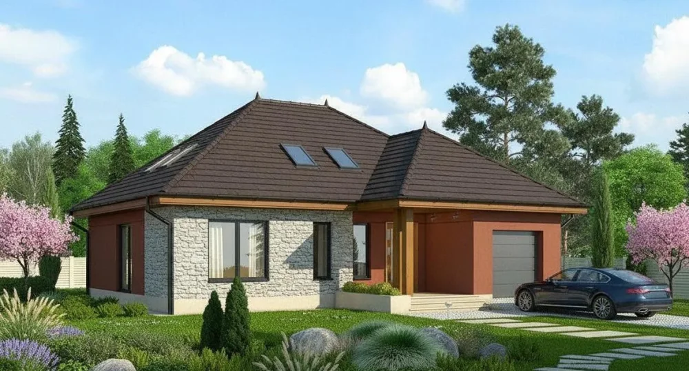 Проект Двухэтажный дом 13 на 16, 186 м2