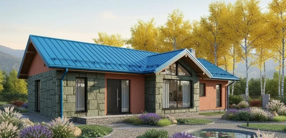 Проект Одноэтажный дом 16 на 11, 118 м2